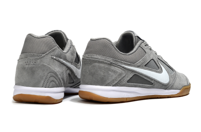 Nike SB Gato IC Indoor & Futsal Soccer Shoes - Grey/White