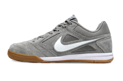 Nike SB Gato IC Indoor & Futsal Soccer Shoes - Grey/White