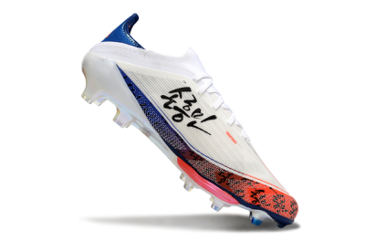 Son x Adidas F50+ Elite Lightstrike Pro FG Firm Ground Soccer Cleats - White/Black/Blue