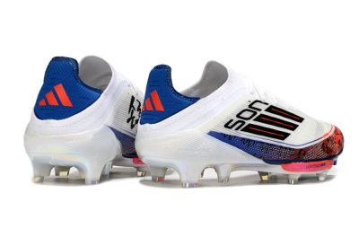 Son x Adidas F50+ Elite Lightstrike Pro FG Firm Ground Soccer Cleats - White/Black/Blue