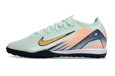 Nike Air Zoom Mercurial Vapor 16 Elite TF Artificial Turf Soccer Shoes - Jade/Yellow/Blue