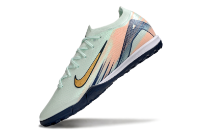 Nike Air Zoom Mercurial Vapor 16 Elite TF Artificial Turf Soccer Shoes - Jade/Yellow/Blue
