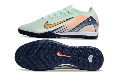 Nike Air Zoom Mercurial Vapor 16 Elite TF Artificial Turf Soccer Shoes - Jade/Yellow/Blue