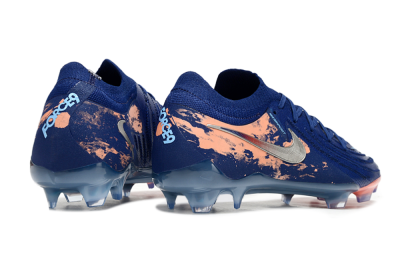 Nike Phantom GX 2 Elite FG Firm Ground Soccer Cleats - Blue/White/Pink