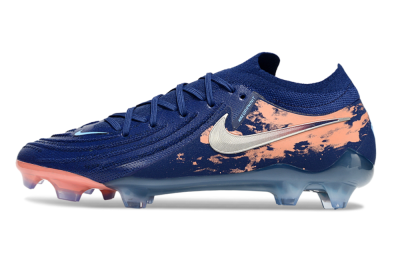 Nike Phantom GX 2 Elite FG Firm Ground Soccer Cleats - Blue/White/Pink