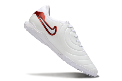 Nike Tiempo Legend 10 Pro TF Artificial Turf Soccer Shoes - White/Red