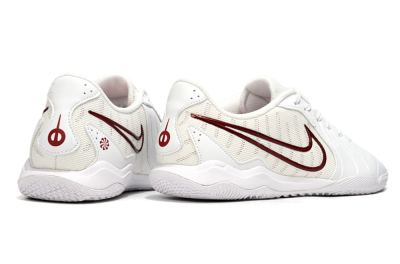 Nike Tiempo Legend 10 Academy IC Indoor & Futsal Soccer Shoes - White/Red