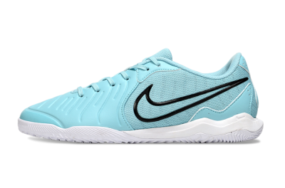 Nike Tiempo Legend 10 Academy IC Indoor & Futsal Soccer Shoes - Blue/Black