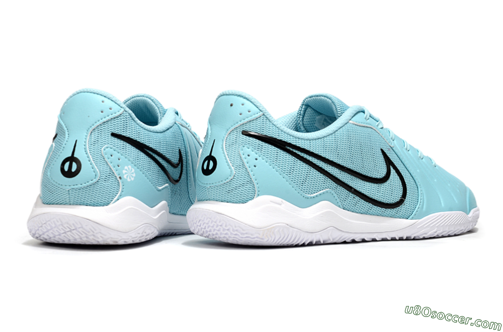 Nike Tiempo Legend 10 Academy IC Indoor & Futsal Soccer Shoes - Blue/Black 6