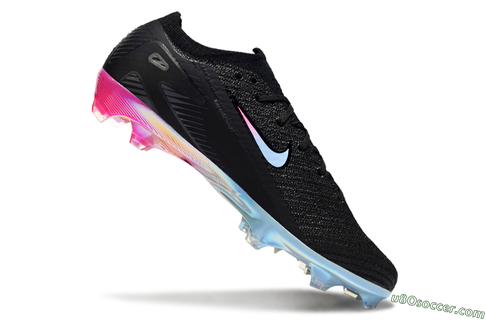 Nike Air Zoom Mercurial Vapor 16 Elite FG Firm Ground Soccer Cleats - Black/Jade/Pink 4