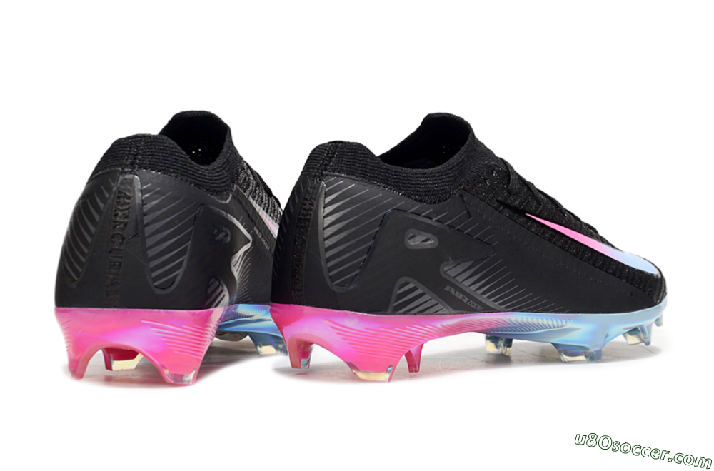 Nike Air Zoom Mercurial Vapor 16 Elite FG Firm Ground Soccer Cleats - Black/Jade/Pink 6