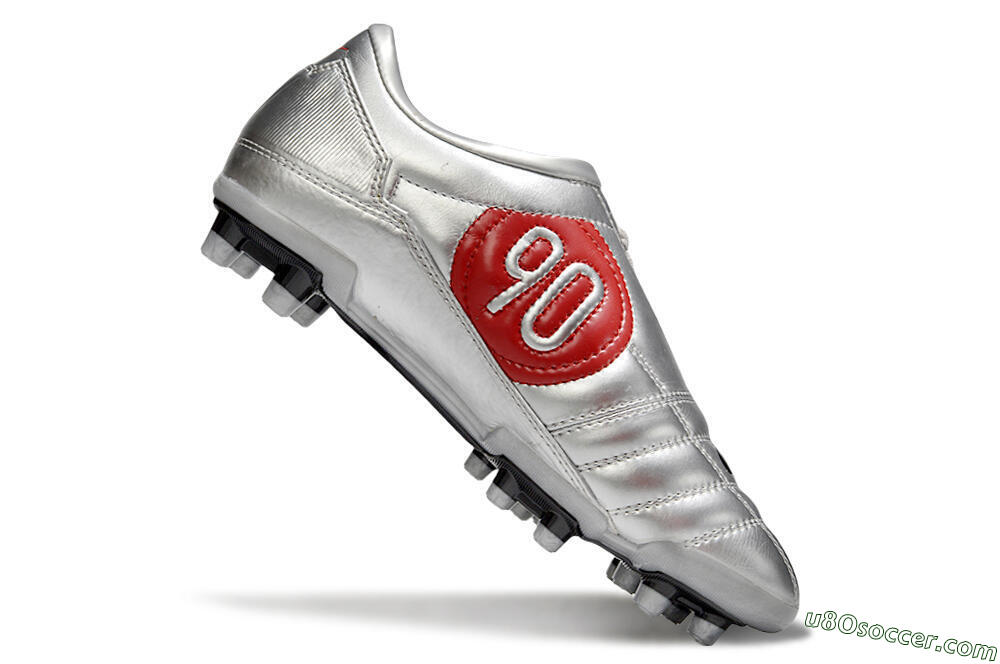 Nike Total 90 III FG Firm Ground Soccer Cleats - Silver/Black 4