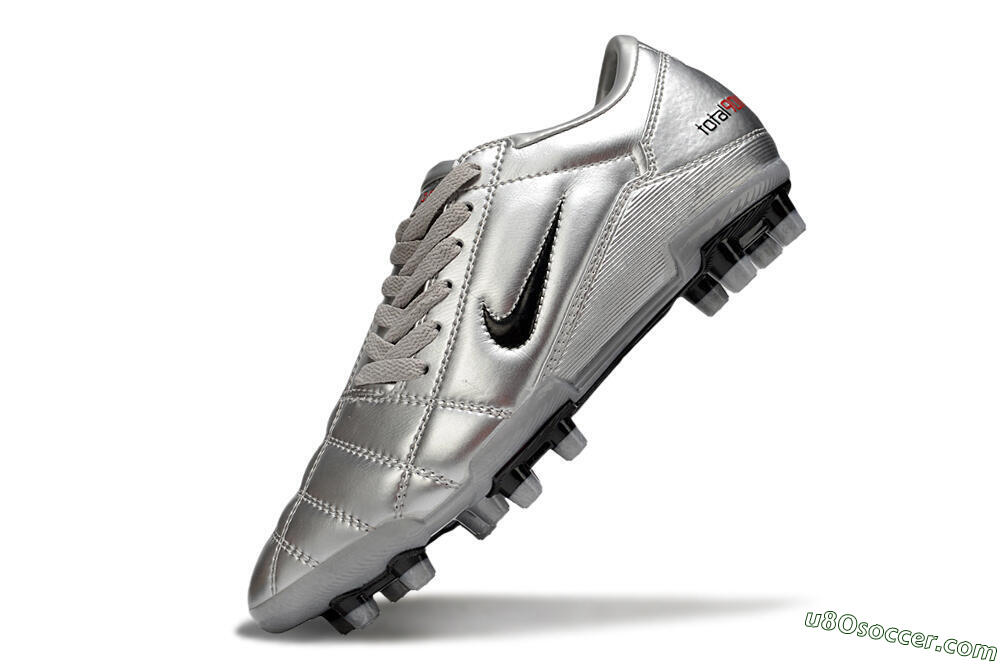 Nike Total 90 III FG Firm Ground Soccer Cleats - Silver/Black 5