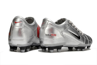 Nike Total 90 III FG Firm Ground Soccer Cleats - Silver/Black