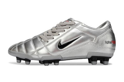 Nike Total 90 III FG Firm Ground Soccer Cleats - Silver/Black