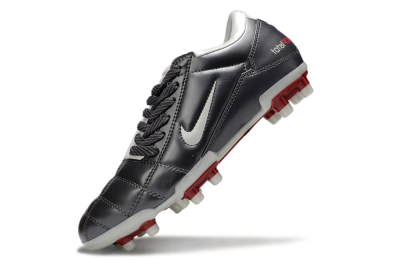 Nike Total 90 III FG Firm Ground Soccer Cleats - Grey/White/Red