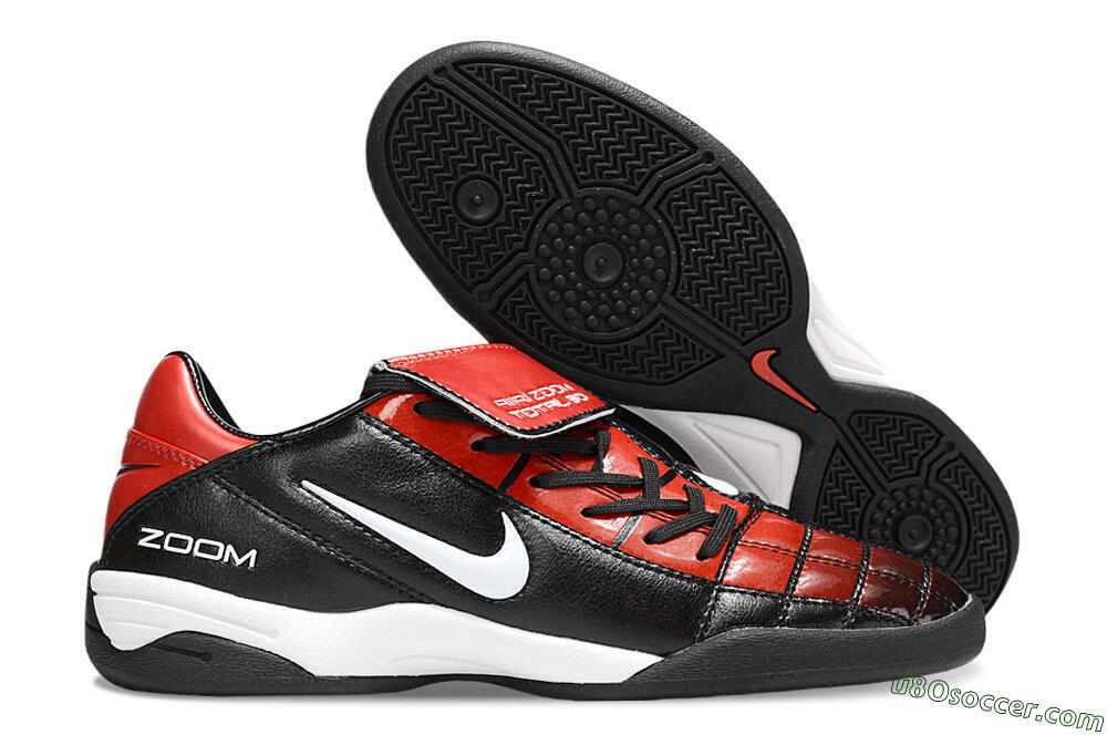 Nike Air Zoom Total 90 III IC Indoor & Futsal Soccer Shoes - Black/Red/White 1