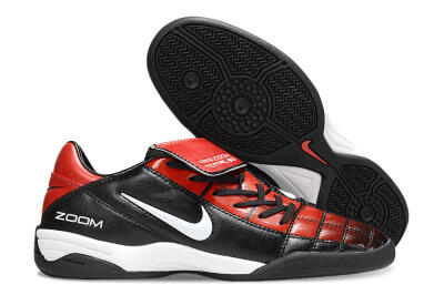 Nike Air Zoom Total 90 III IC Indoor & Futsal Soccer Shoes - Black/Red/White