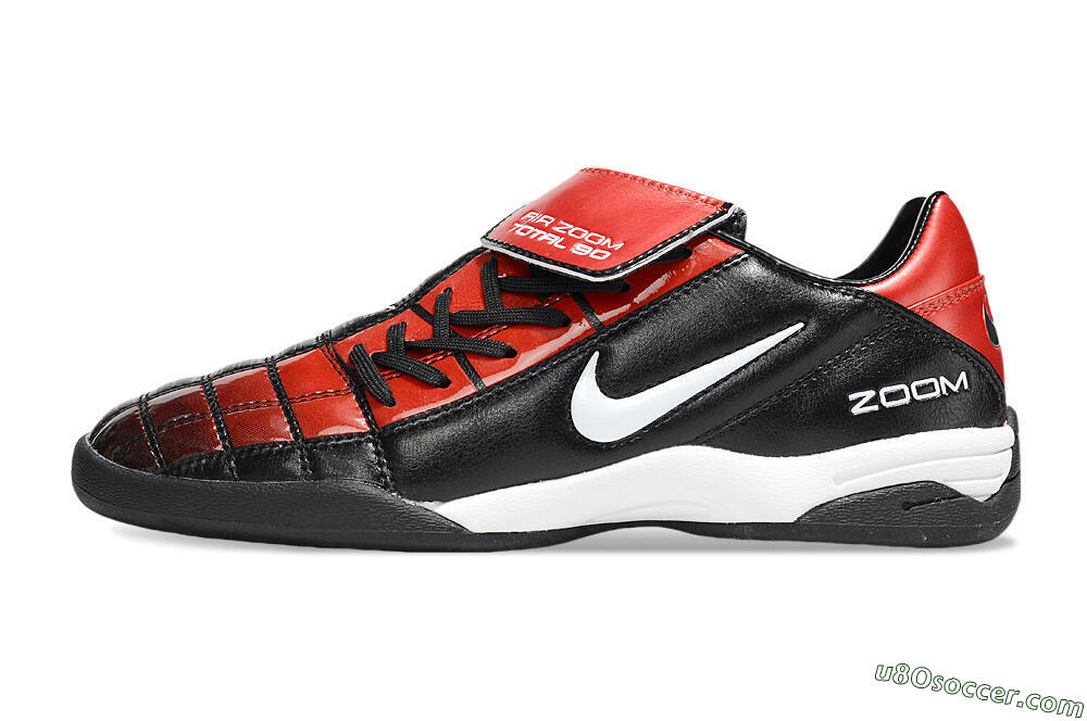 Nike Air Zoom Total 90 III IC Indoor & Futsal Soccer Shoes - Black/Red/White 2