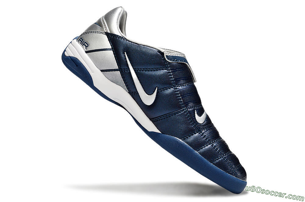 Nike Air Zoom Total 90 III IC Indoor & Futsal Soccer Shoes - Blue/Silver/White 4