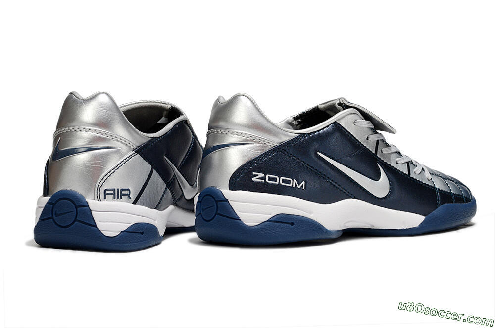 Nike Air Zoom Total 90 III IC Indoor & Futsal Soccer Shoes - Blue/Silver/White 6