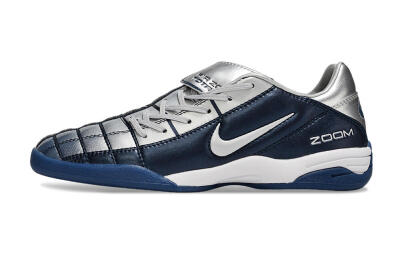 Nike Air Zoom Total 90 III IC Indoor & Futsal Soccer Shoes - Blue/Silver/White