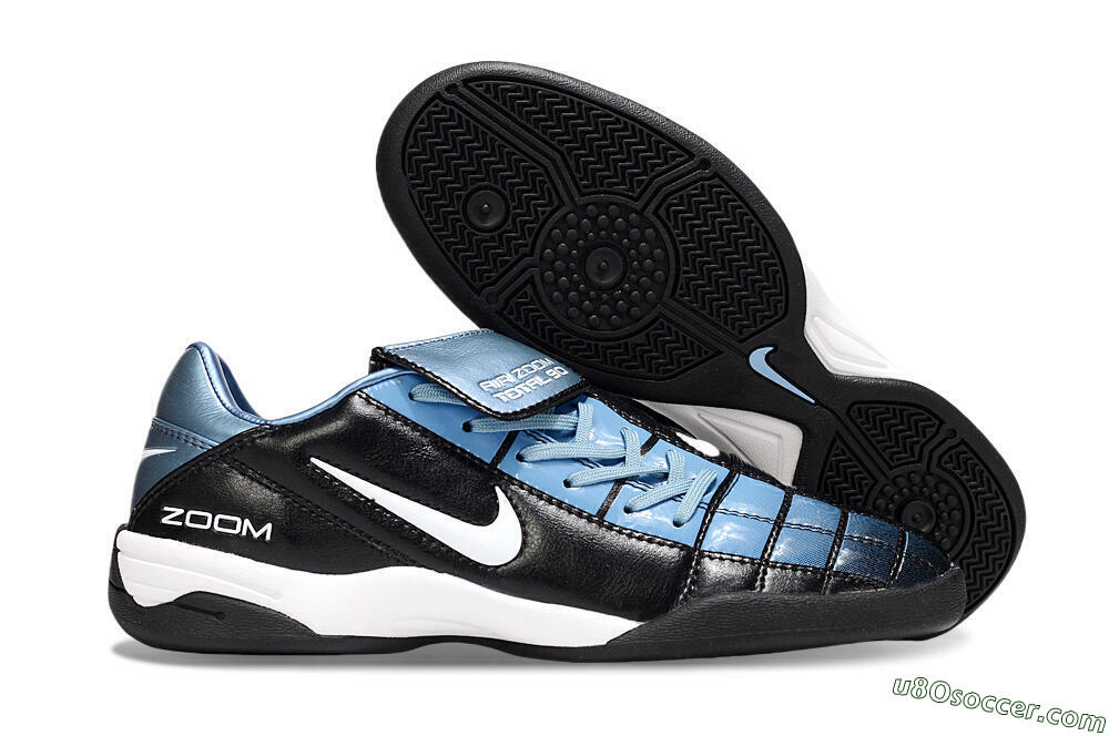 Nike Air Zoom Total 90 III IC Indoor & Futsal Soccer Shoes - Black/Blue/White 1