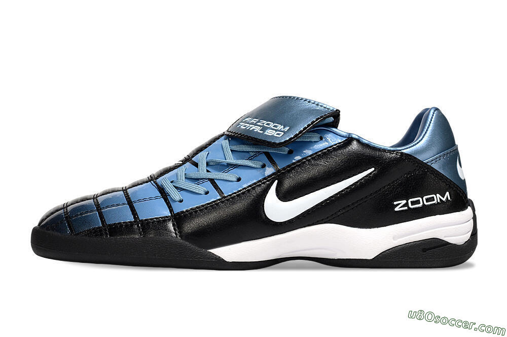 Nike Air Zoom Total 90 III IC Indoor & Futsal Soccer Shoes - Black/Blue/White 2