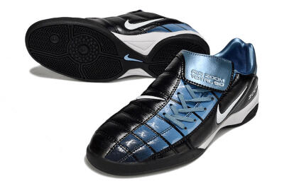 Nike Air Zoom Total 90 III IC Indoor & Futsal Soccer Shoes - Black/Blue/White