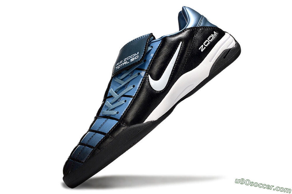 Nike Air Zoom Total 90 III IC Indoor & Futsal Soccer Shoes - Black/Blue/White 5