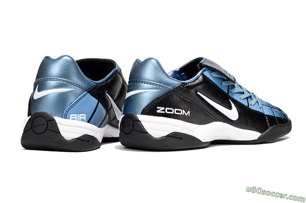 Nike Air Zoom Total 90 III IC Indoor & Futsal Soccer Shoes - Black/Blue/White 6