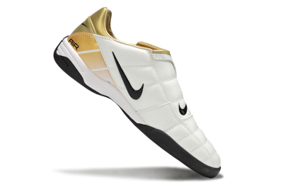 Nike Air Zoom Total 90 III IC Indoor & Futsal Soccer Shoes - White/Gold/Black