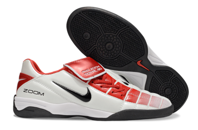 Nike Air Zoom Total 90 III IC Indoor & Futsal Soccer Shoes - White/Red/Black