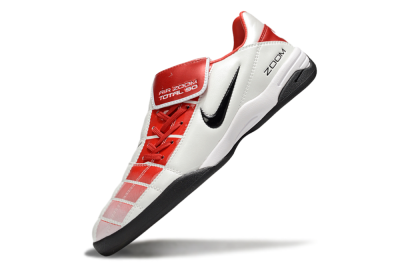 Nike Air Zoom Total 90 III IC Indoor & Futsal Soccer Shoes - White/Red/Black