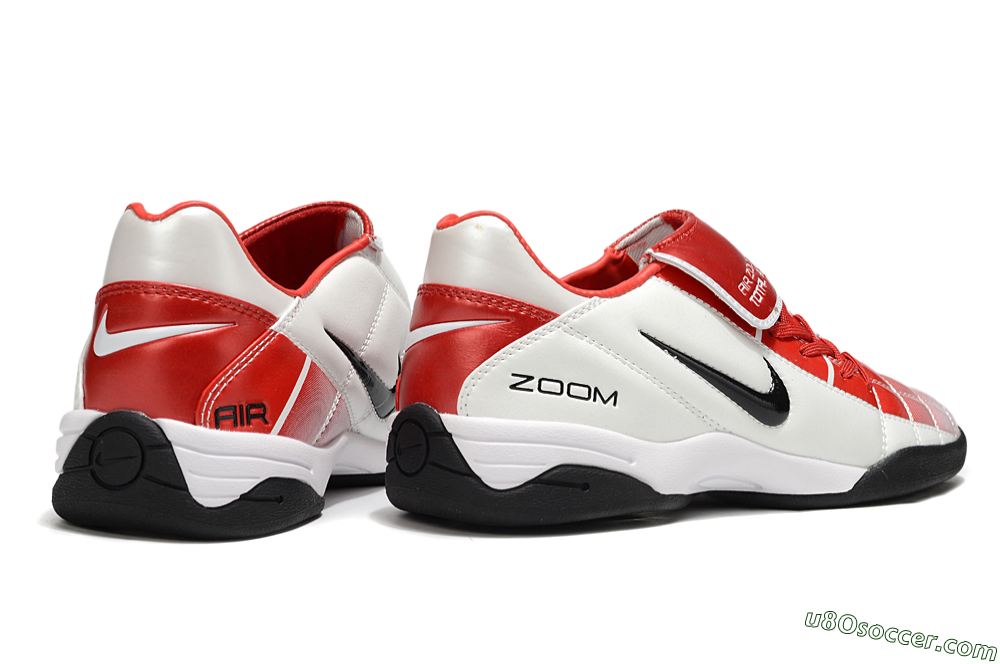 Nike Air Zoom Total 90 III IC Indoor & Futsal Soccer Shoes - White/Red/Black 6