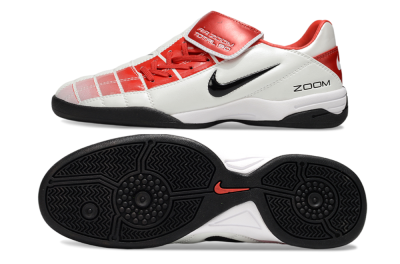 Nike Air Zoom Total 90 III IC Indoor & Futsal Soccer Shoes - White/Red/Black