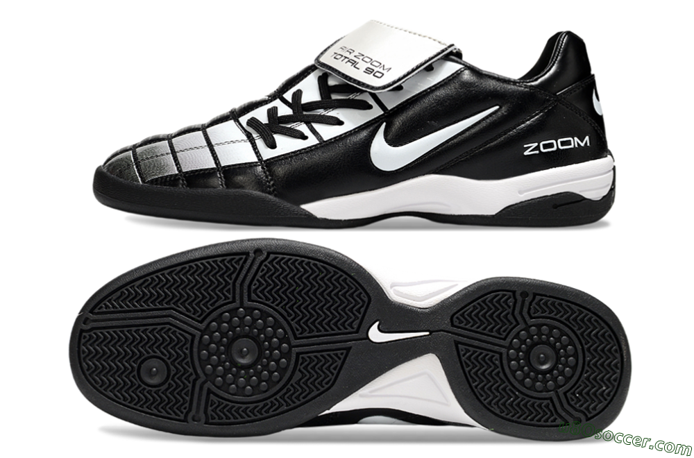 Nike Air Zoom Total 90 III IC Indoor & Futsal Soccer Shoes - Black/White 0