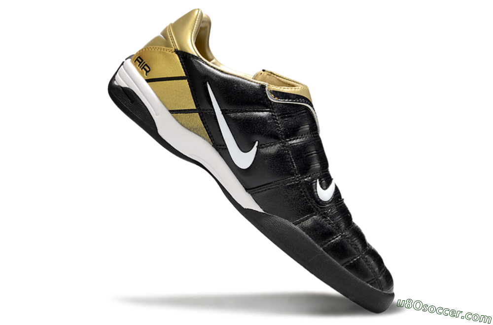 Nike Air Zoom Total 90 III IC Indoor & Futsal Soccer Shoes - Black/Gold/White 4