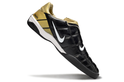 Nike Air Zoom Total 90 III IC Indoor & Futsal Soccer Shoes - Black/Gold/White