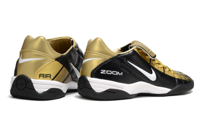 Nike Air Zoom Total 90 III IC Indoor & Futsal Soccer Shoes - Black/Gold/White