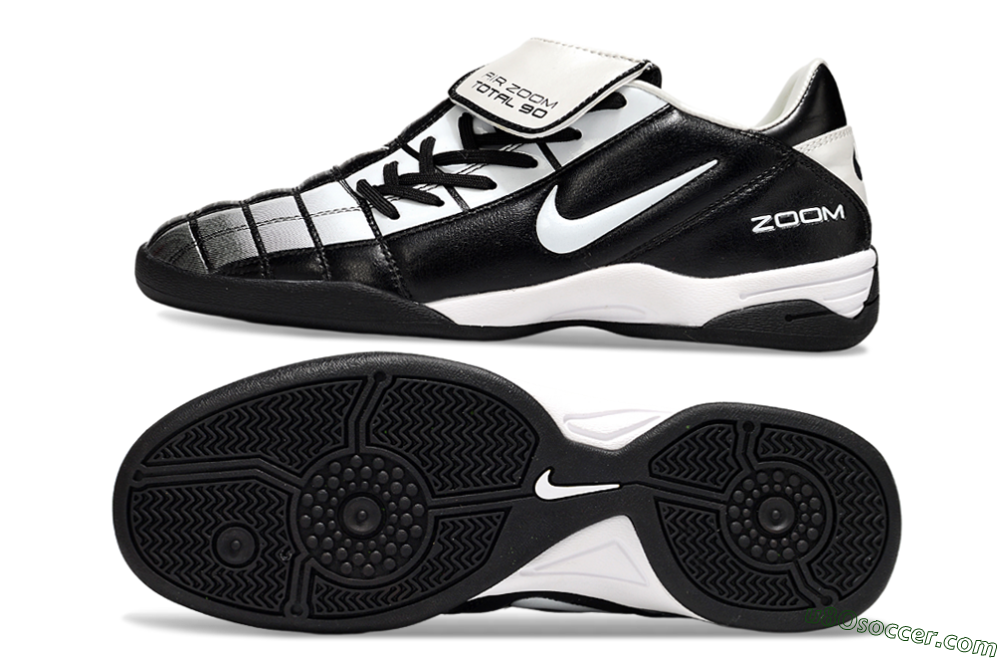 Nike Air Zoom Total 90 III IC Indoor & Futsal Soccer Shoes - Black/White 0