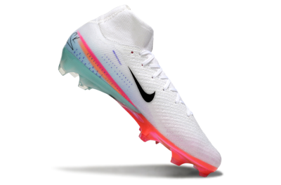 Nike Air Zoom Mercurial Superfly 10 Elite FG Firm Ground Soccer Cleats - White/Black/Red