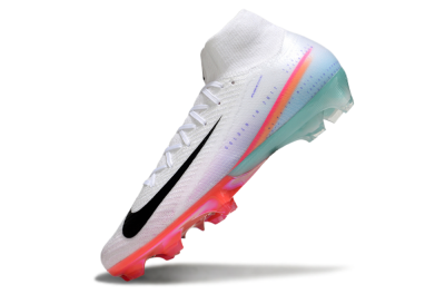 Nike Air Zoom Mercurial Superfly 10 Elite FG Firm Ground Soccer Cleats - White/Black/Red