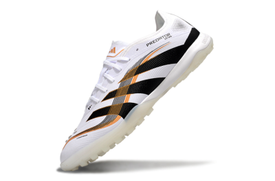 Adidas Predator 25 Elite TF Artificial Turf Soccer Shoes - White/Black/Gold