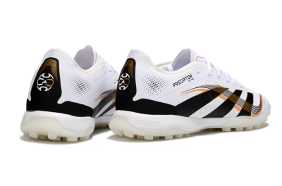 Adidas Predator 25 Elite TF Artificial Turf Soccer Shoes - White/Black/Gold