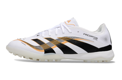 Adidas Predator 25 Elite TF Artificial Turf Soccer Shoes - White/Black/Gold