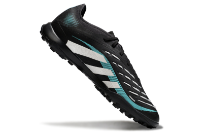 Adidas Predator 25 Elite TF Artificial Turf Soccer Shoes - Black/White/Jade