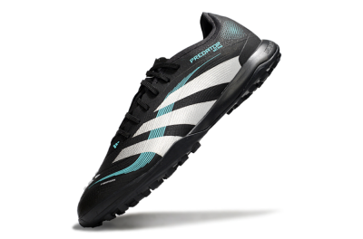 Adidas Predator 25 Elite TF Artificial Turf Soccer Shoes - Black/White/Jade