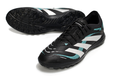 Adidas Predator 25 Elite TF Artificial Turf Soccer Shoes - Black/White/Jade