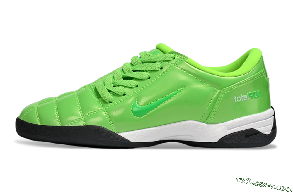 Nike Total 90 III IC Indoor & Futsal Soccer Shoes - Green/White 2